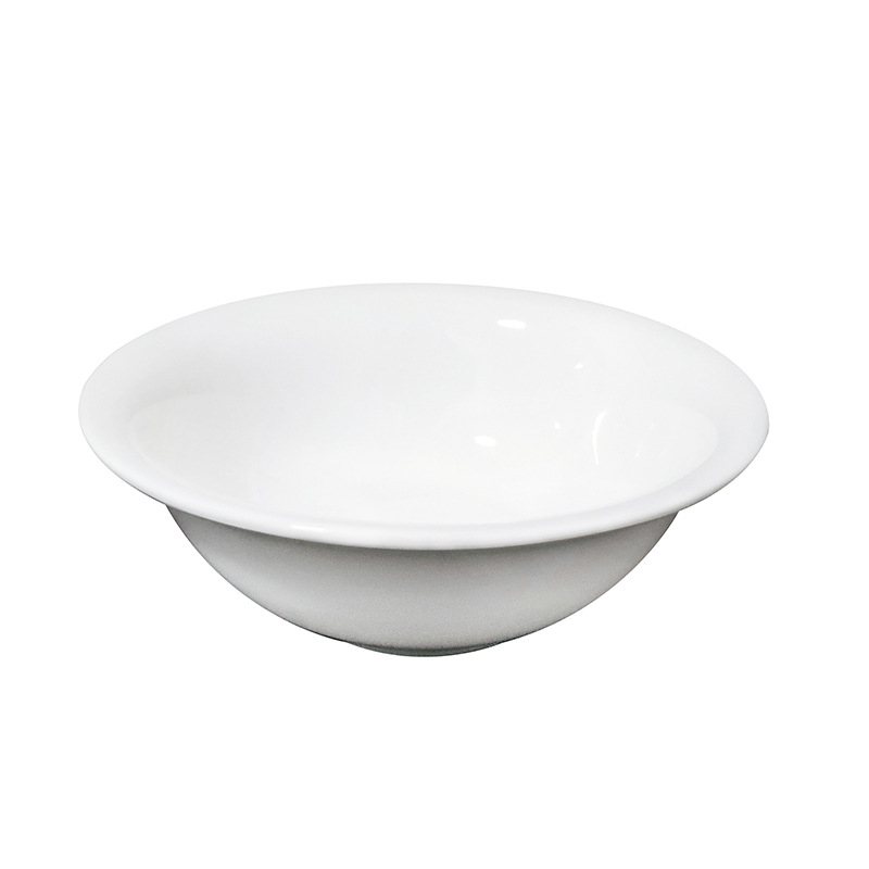 Керамична кръгла купа, под глазурна обработка, микровълнова безопасна, с печатано лого