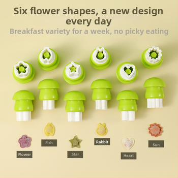 DIY forma na detské knedličky s reliéfnym motívom motýľa a huby, nerezová oceľ, kruhový tvar