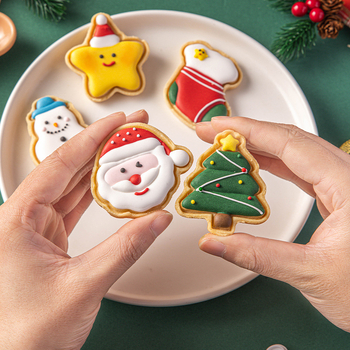 Meiti Božićni kalup za kekse — nepravilnog oblika, PP materijal, serija Christmas