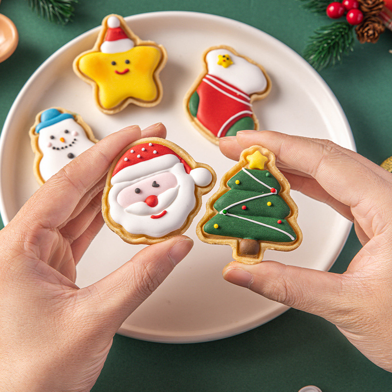 Meiti Božićni kalup za kekse — nepravilnog oblika, PP materijal, serija Christmas
