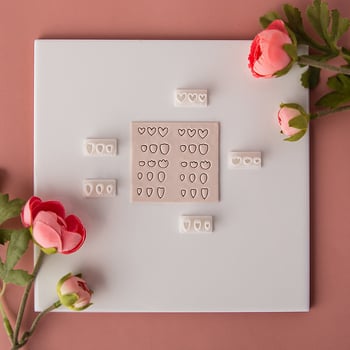 Комплект форми за обеци от глина – уникален дизайн на цвете с листчета, декоративна режеща форма за DIY изработване на бижута