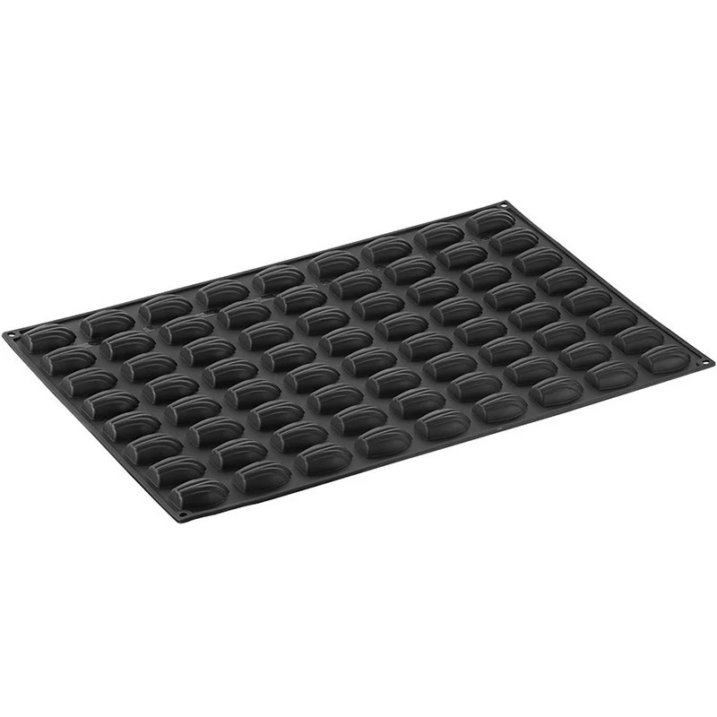 Silikonski kalup za madeleine, 72 rupa, oblik školjke, za kolače, mousse, fondant i čokoladu