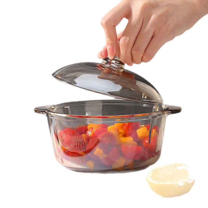 Стъклена купа, кръгла форма, еднокомпонентно формоване, модерен стил, неподходяща за микровълнова печка