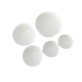 Керамична купа за ориз, рамен и супа — порцелан; кръгла форма; микровълнова безопасна; едноцветен модел; нов китайски стил