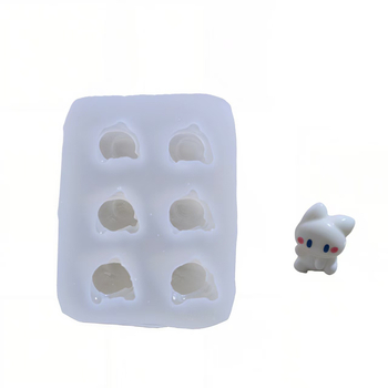 Силиконова форма за котенце в карикатурен стил – DIY творчески проекти