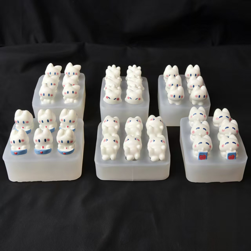 Силиконова форма за котенце в карикатурен стил – DIY творчески проекти