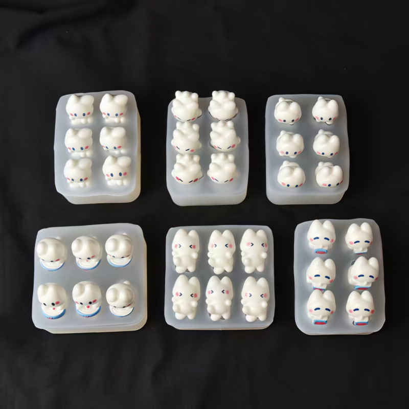 Силиконова форма за котенце в карикатурен стил – DIY творчески проекти
