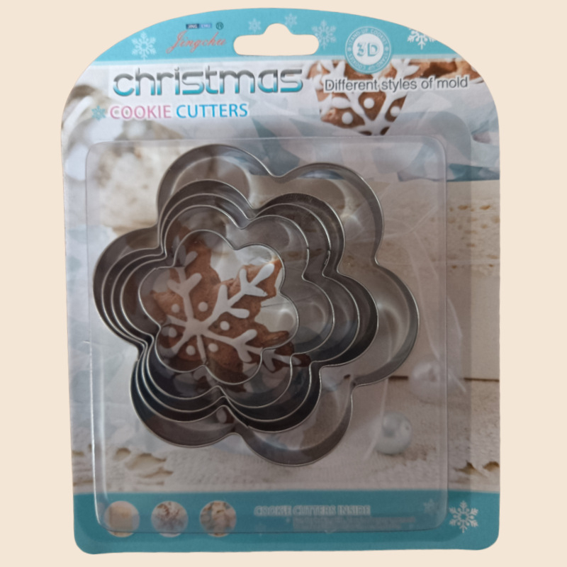 Sada 12 nerezových formičiek na sušienky a fondant, nepravidelné tvary pre pečenie