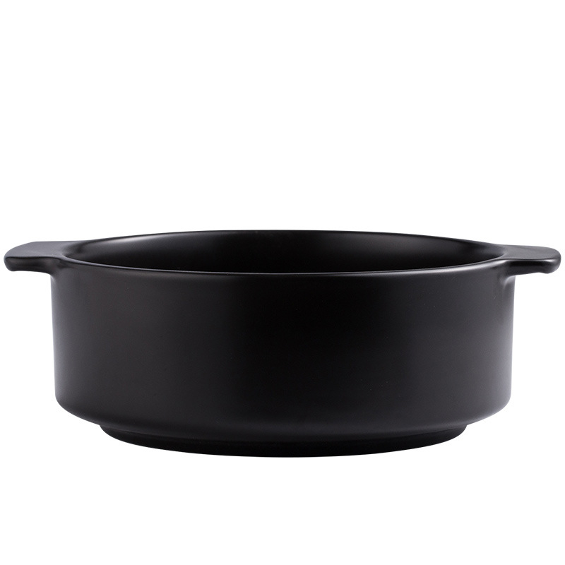 Swear zdjela za juhu, smaltirana, nordijski stil, okrugli oblik, mikrovalna pećnica kompatibilna, 1 kg