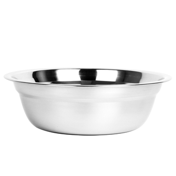 Стоманена купа за супа – модерен стил, кръгла форма, огледално полирана повърхност, дизайн с множество шарки