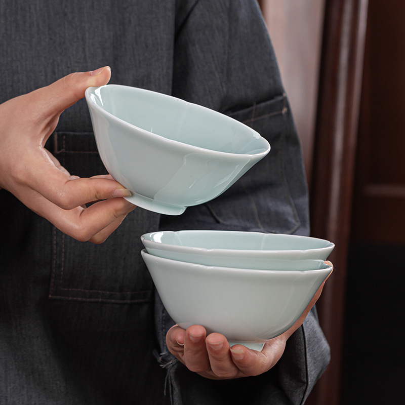 Zdjela od porcelana Jingdezhen, podglazurna završna površina, retro kružnog oblika