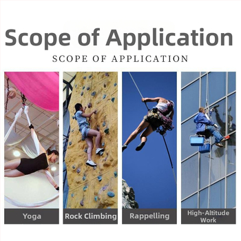 Sahu bezpečnostný pás pre outdoorové lezenie: popruh z polyesteru, bezpečnostné lano z polyesteru, dĺžka lana > 3 m, typ: sedací pás