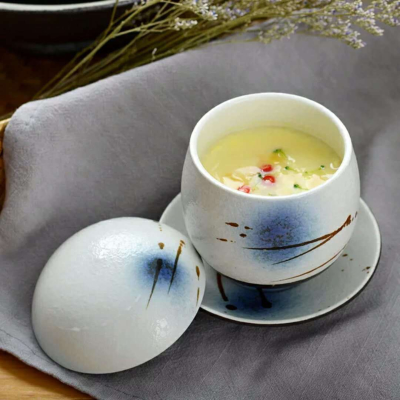 Japanski stil porcelanske zdjele za juhe i deserte, s višestrukim uzorcima ispod glazure, okruglog oblika