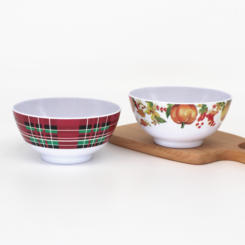 Set posuđa od melamina s motivom tikve, kinesko-zapadni stil; Materijal: Melamin; Vzor: Kreativan; Prilagodljivost: Da; Pakiranje: 72 komada u kartonu; Mikrovalna pećnica: Ne