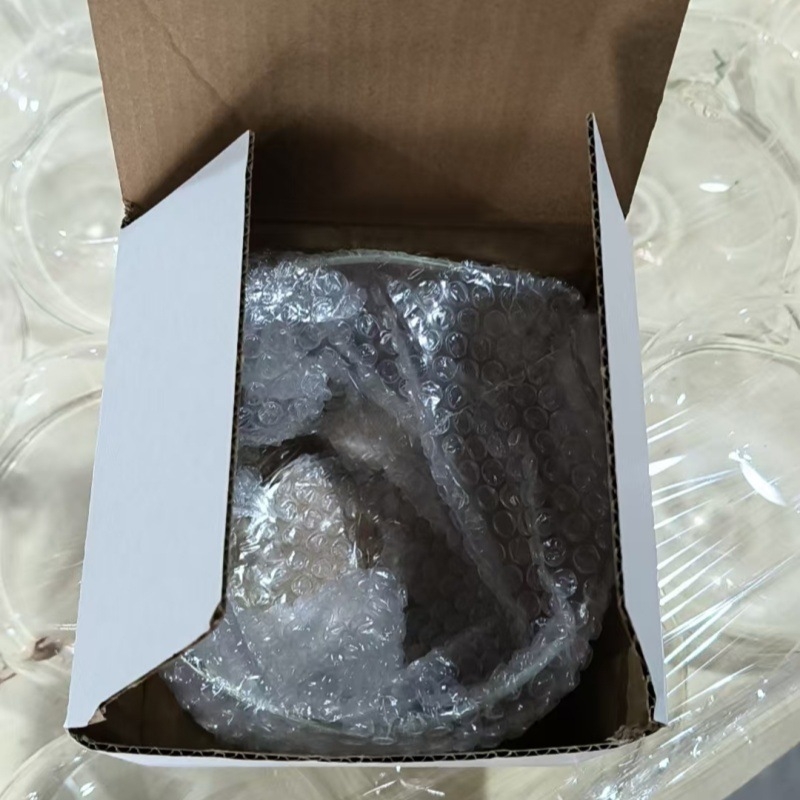 Desertna zdjela s izljevom od otpornega stakla, prozračna, za umake i matcha, mikrovalna sigurnost.