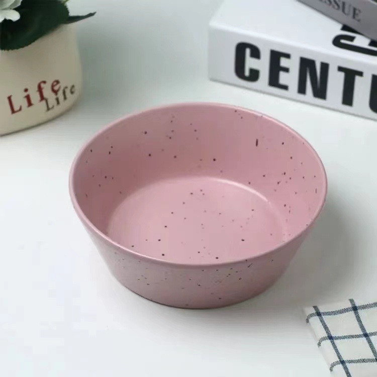 Porcelanska zdjela za doručak s točkastim uzorkom, nordijski stil, okrugli oblik, prikladna za mikrovalnu pećnicu
