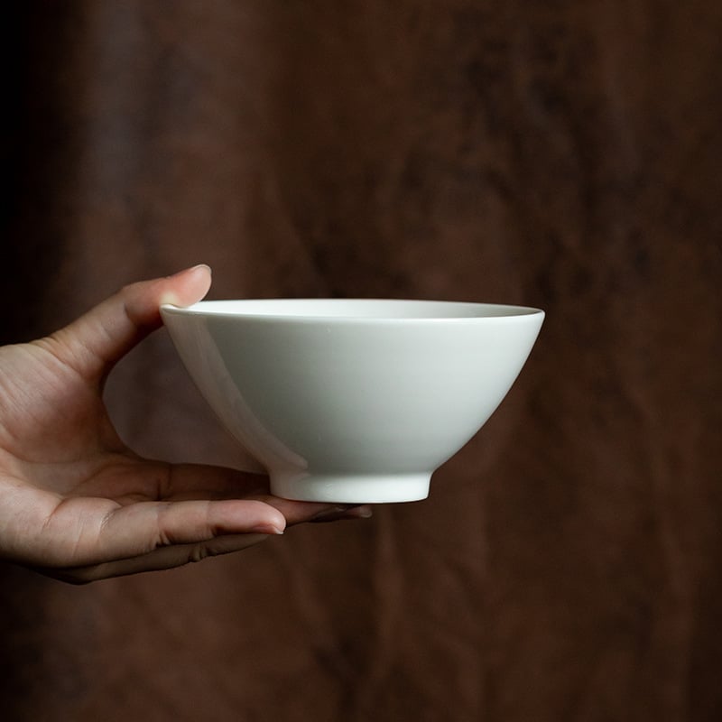Porcelanska zdjela za rižu, moderni minimalistički stil (Materijal: porculan; Mikrovalna pećnica: može; Tisak loga: moguć)
