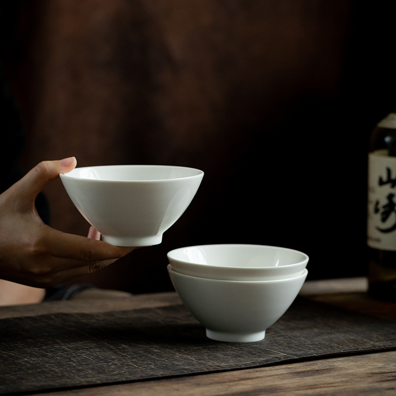 Porcelanska zdjela za rižu, moderni minimalistički stil (Materijal: porculan; Mikrovalna pećnica: može; Tisak loga: moguć)