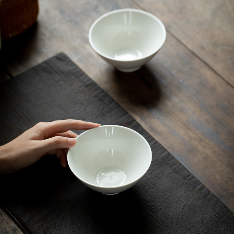 Porcelanska zdjela za rižu, moderni minimalistički stil (Materijal: porculan; Mikrovalna pećnica: može; Tisak loga: moguć)