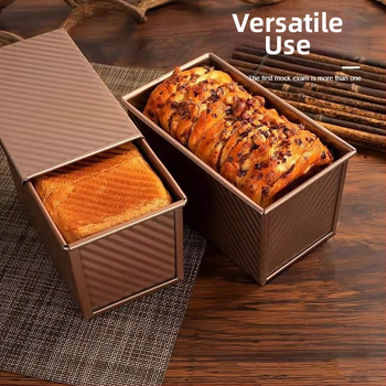 Toastová forma s viečkom, materiál potravinárskej kvality, 450 g kapacita, nelepivá, do rúry