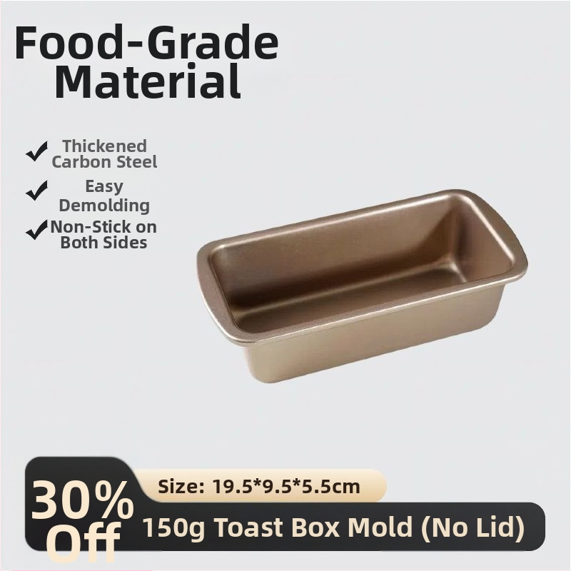 Toastová forma s viečkom, materiál potravinárskej kvality, 450 g kapacita, nelepivá, do rúry