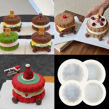 Silikonska kalupa za mousse tortu, okruglog oblika, za pečenje