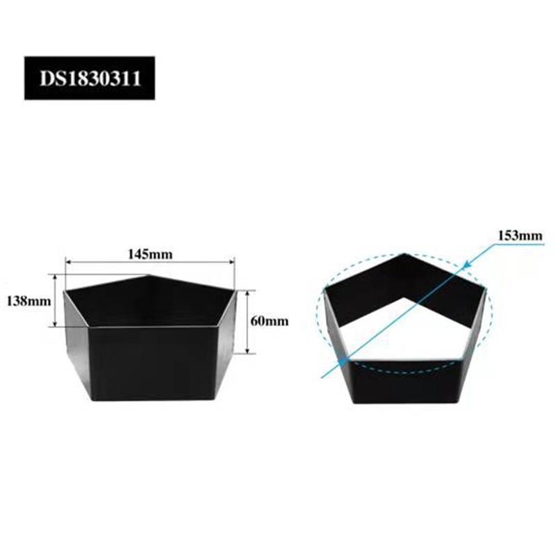 Не залепващ комплект форми за печене: барабанна хлебна форма, пръстен за мус във формата на сливово цвете, шест форми за торти, форми за бананови закуски и бисквитки