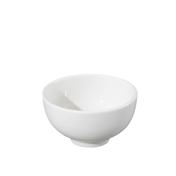 Bijela porcelanska zdjela za rižu za hotele i restorane, zdjela za kašu i juhu, okrugla, promjer 11–12 cm, glazirana