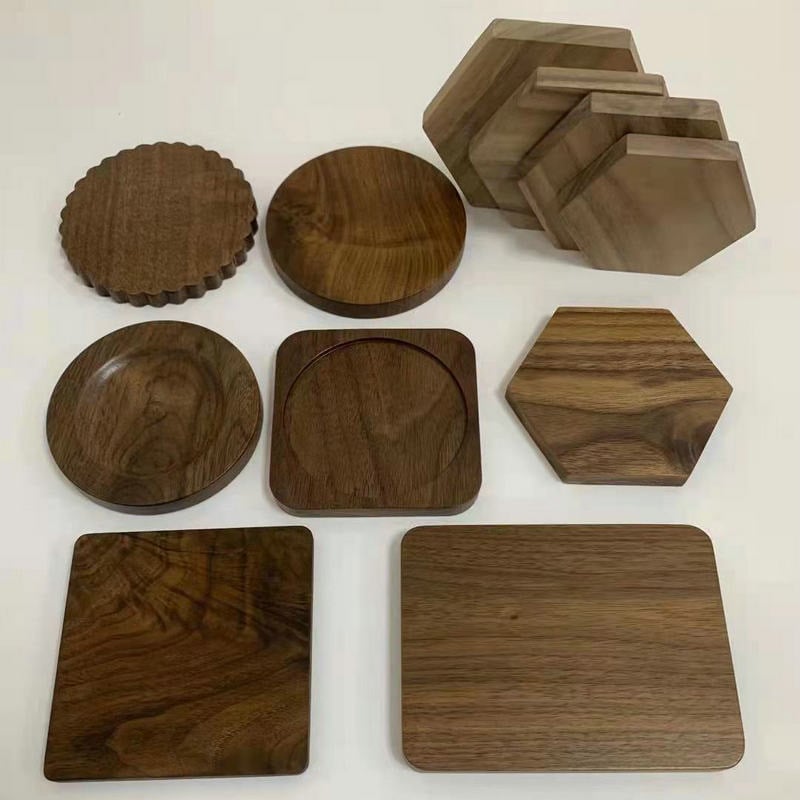 Ξύλινα σουβέρ για τελετή τσαγιού, άκανόνιστο σχήμα, βιοδιασπώμενο, κινεζικό στυλ