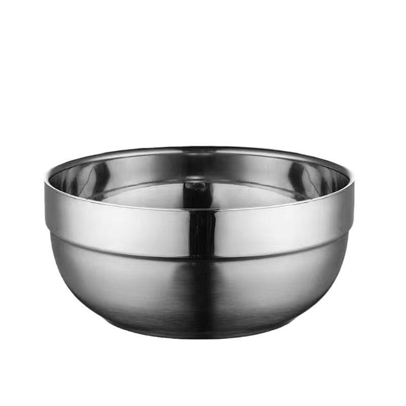 304 rozsdamentes acélból készült szigetelt tál, evőpálcikákkal – dupla falú, ütésálló, kantinokhoz és otthoni használatra