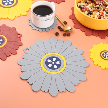 Kör alakú hőszigetelő alátét PVC-ből, egyszínű, skandináv stílus, Jieyang eredet