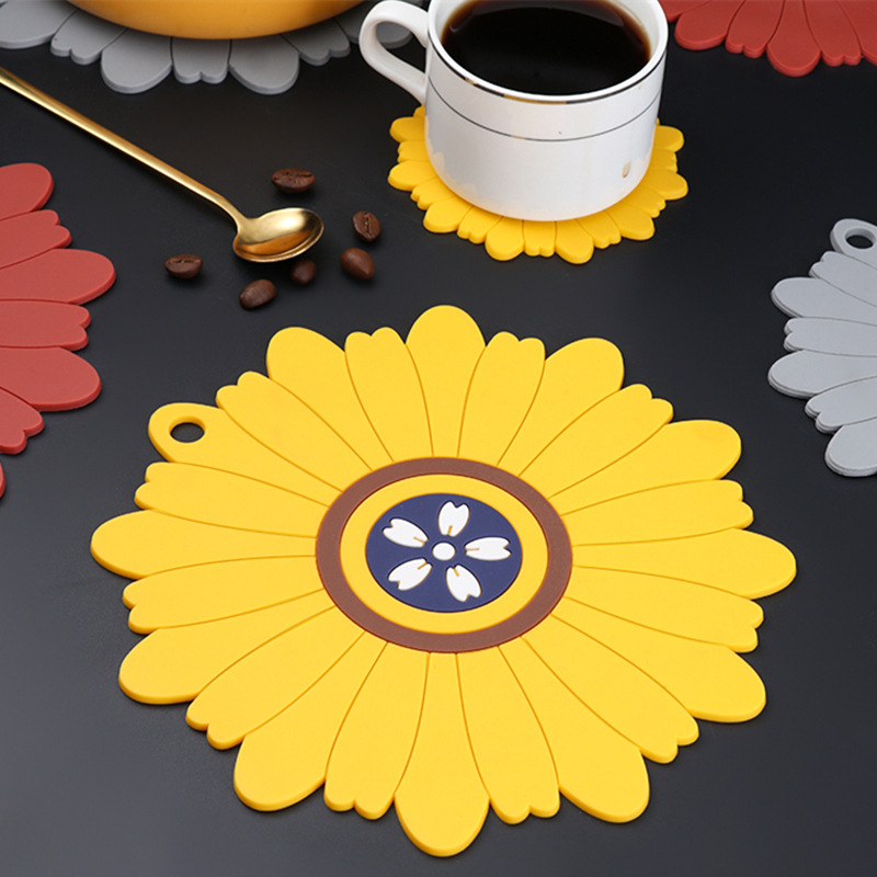 Kör alakú hőszigetelő alátét PVC-ből, egyszínű, skandináv stílus, Jieyang eredet