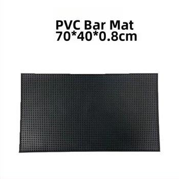 Barová podložka na nápoje, PVC materiál, štvorcový tvar, moderný minimalistický štýl