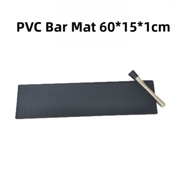 Barová podložka na nápoje, PVC materiál, štvorcový tvar, moderný minimalistický štýl