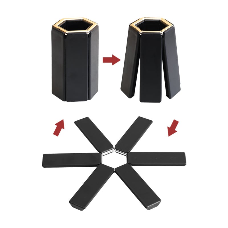 Χοντρό διπλωτό θερμομονωτικό μαξιλαράκι αντί-καψίματος για τραπέζι και κατσαρόλες — ABS υλικό, ακανόνιστο σχήμα, κινεζικό στυλ, εξαιρετικής ποιότητας