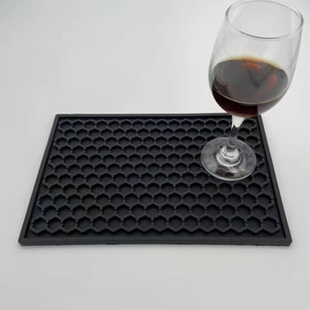 Bar mat Guangming, PVC υλικό, τετράγωνο σχήμα, μονοχρωματικό σχέδιο