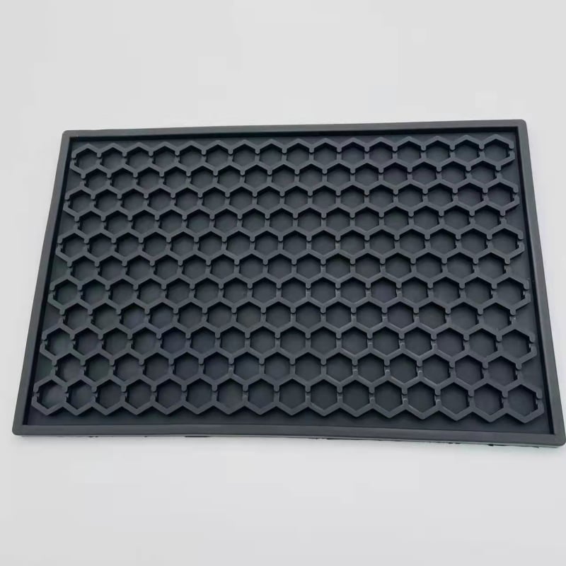 Bar mat Guangming, PVC υλικό, τετράγωνο σχήμα, μονοχρωματικό σχέδιο