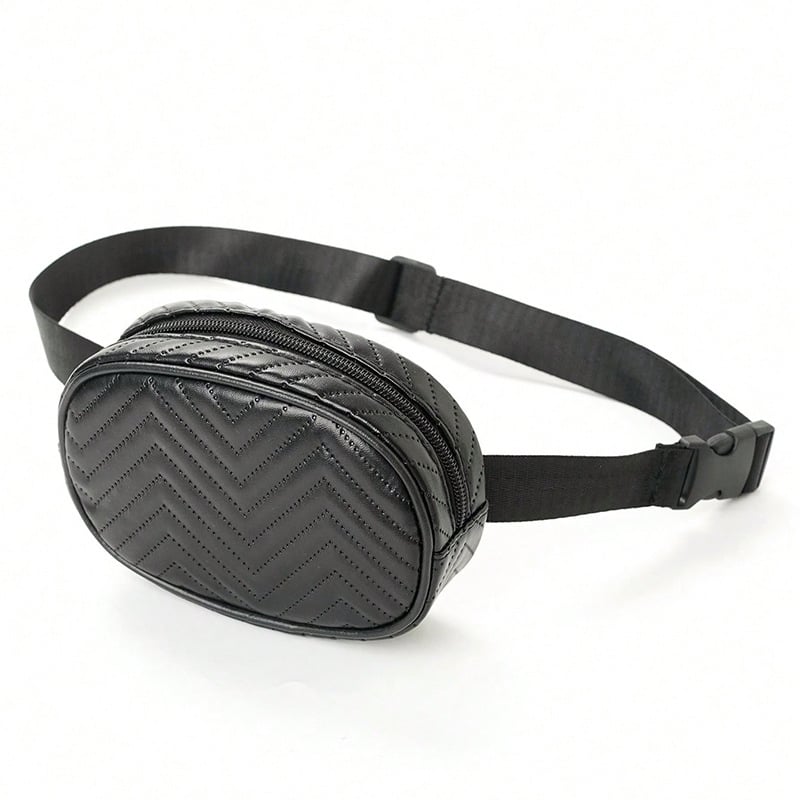 Geantă de talie pentru copii din PU cu imprimă inimă, model în dungi și imagine curcubeu, unisex pentru învățământul primar, capacitate mare