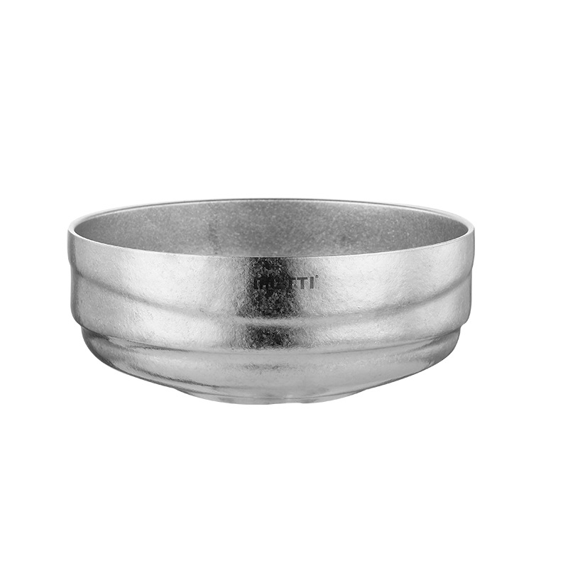 Mu Titanium Dvoslojna titanijska zdjela za kućnu upotrebu, kineskog stila, mat završetak, nije sigurna u mikrovalnu, prilagodljiva