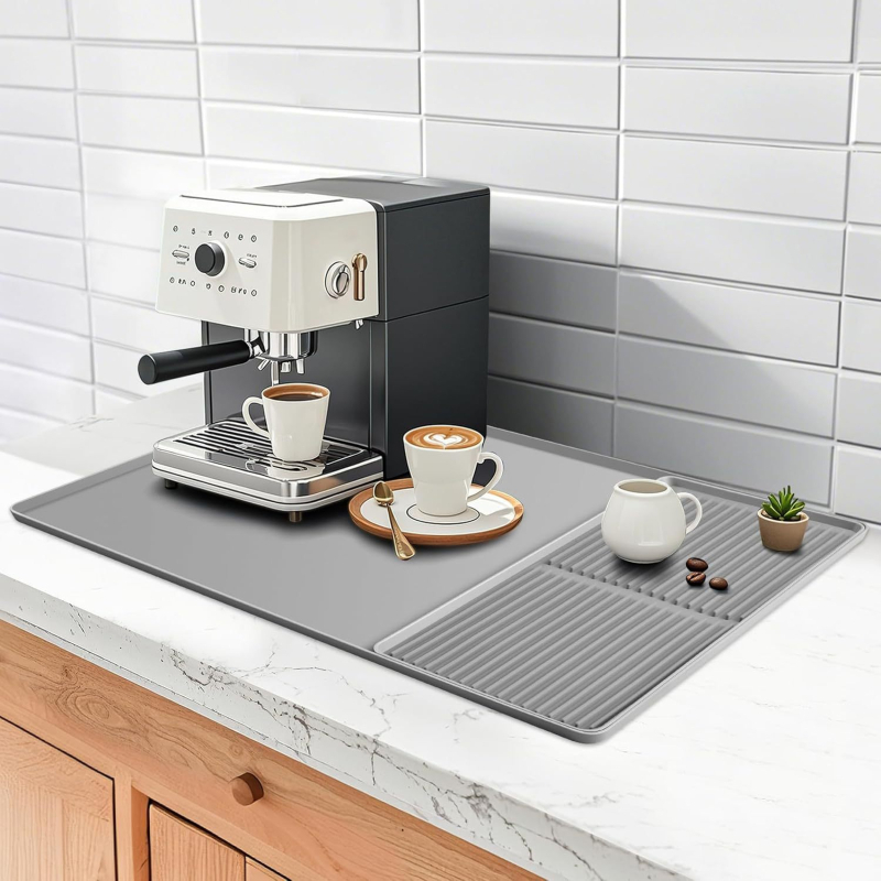 Nothing σιλικόνης μαξιλάρι στέγνωσης για καφέ φλιτζάνια, τετράγωνος δίσκος αποστράγγισης, μονόχρωμο, κυκλοφόρησε καλοκαίρι 2024, ποιότητα Α’ κατηγορίας