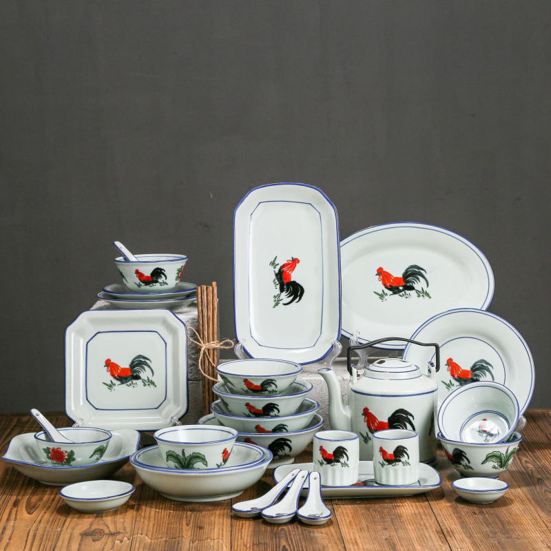 Porcelanska okrugla zdjela s prugastim uzorkom, mikrovalno otporna, tiskano logo