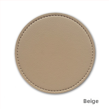 Kožna kružna podložica za čaše 10 cm, PU koža, izolirana podloga za stol, skandinavski stil, bar mat, prilagodljivo