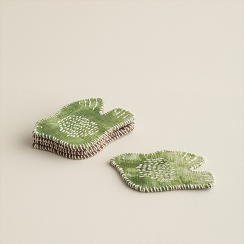 Подложка за чаши за чай от плат с ръчно бродирана птица — Нов китайски стил, печат на лого възможен, пуск през 2025