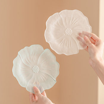 База за чайник - прозрачна стъклена база в китайски стил, термоустойчиво стъкло, произход Dehua, отпечатано лого, опаковка картонена кутия, пакет 20, марка YOGEHOME