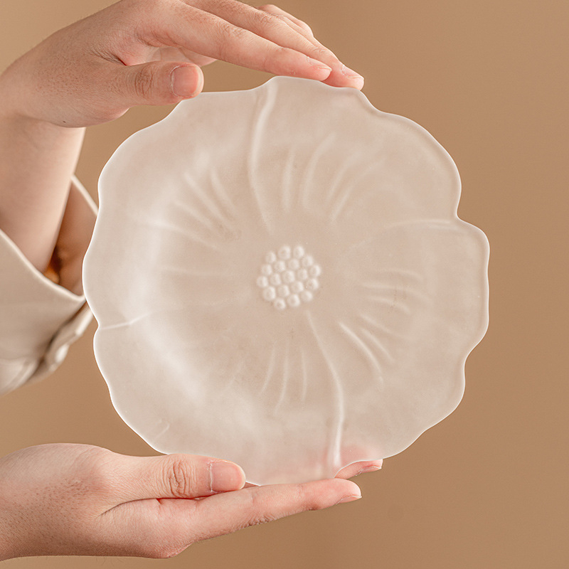 База за чайник - прозрачна стъклена база в китайски стил, термоустойчиво стъкло, произход Dehua, отпечатано лого, опаковка картонена кутия, пакет 20, марка YOGEHOME