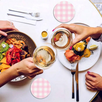 Автомобилна подложка за чаши, кръгла, стъкло, карикатурен дизайн, първокласно качество, без захранване