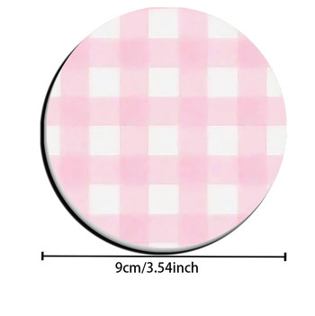 Автомобилна подложка за чаши, кръгла, стъкло, карикатурен дизайн, първокласно качество, без захранване