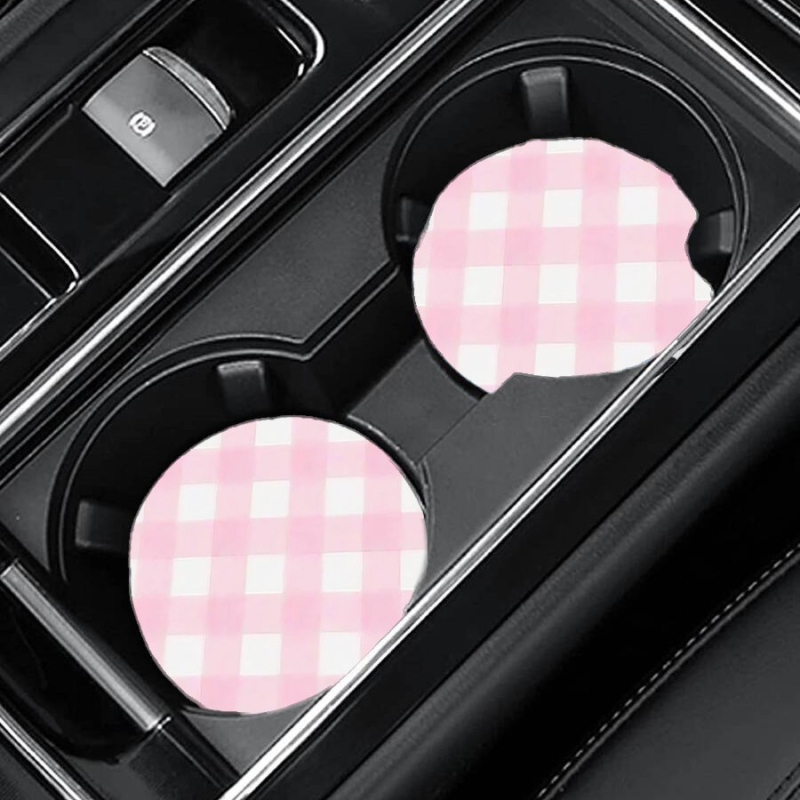 Автомобилна подложка за чаши, кръгла, стъкло, карикатурен дизайн, първокласно качество, без захранване