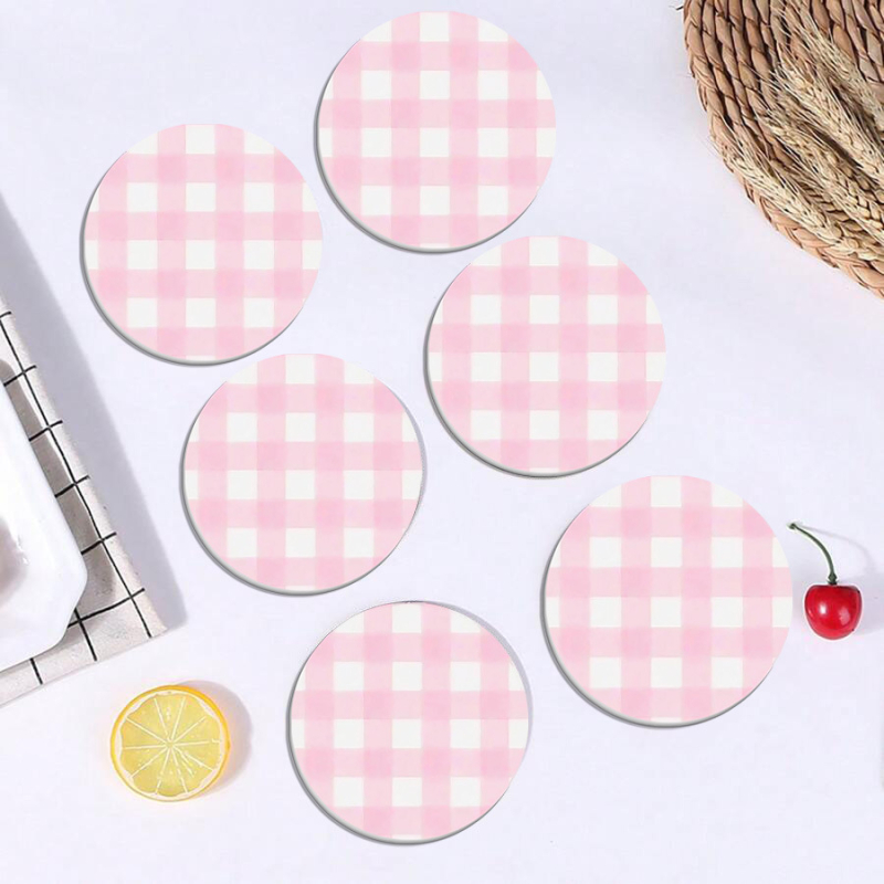 Автомобилна подложка за чаши, кръгла, стъкло, карикатурен дизайн, първокласно качество, без захранване