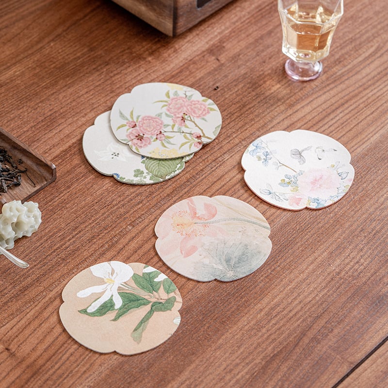 Conley ceramics podmetač za čaj – tkanina, dvostrani vodootporan, kineski stil, s logom, u papirnatoj kutiji